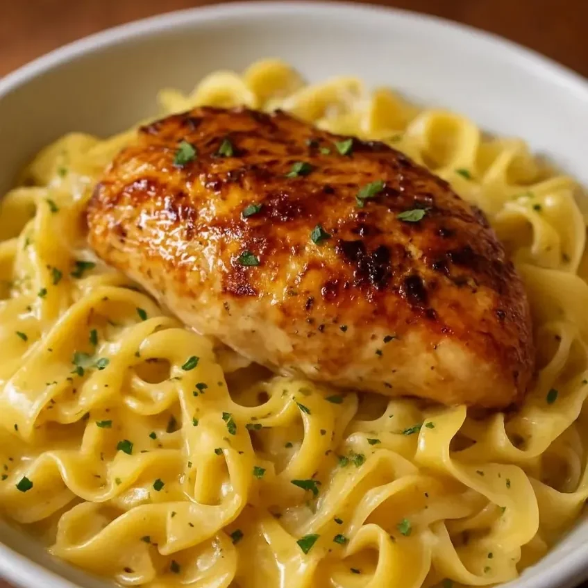 Chicken with Buttered Noodles