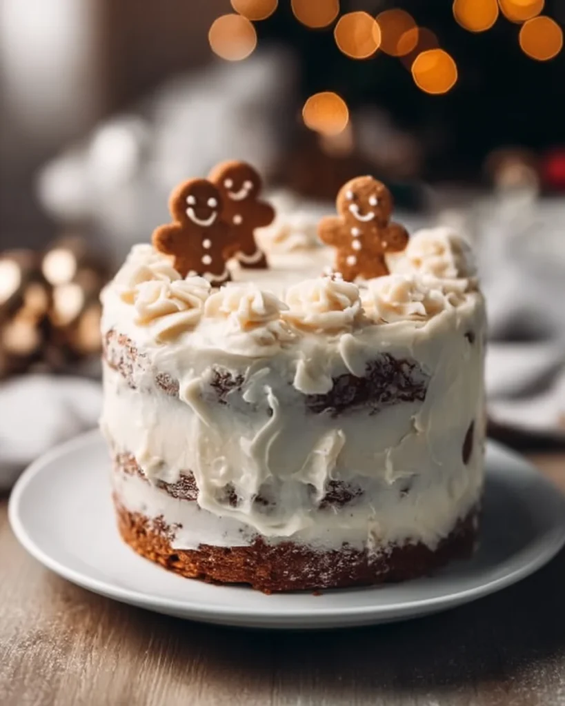 Caramel Gingerbread Layer Cake