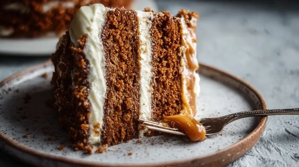 Caramel Gingerbread Layer Cake