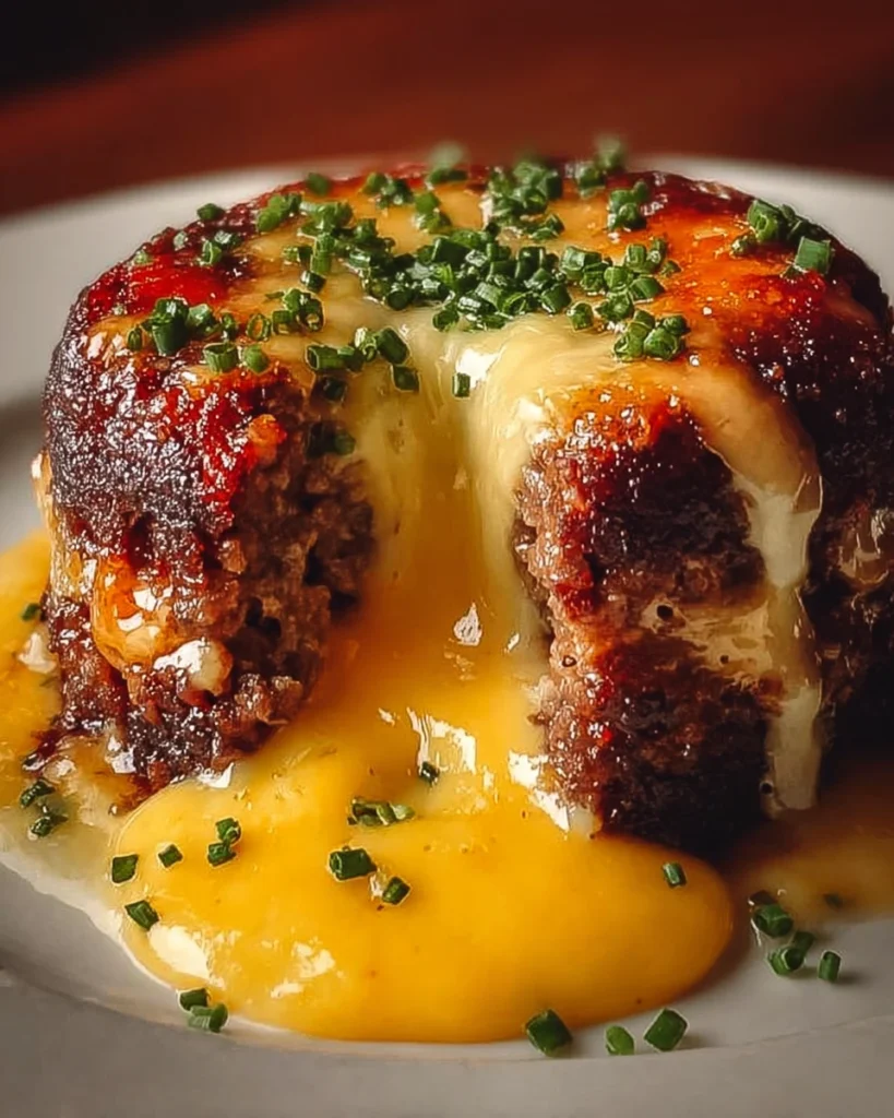 Cheeseburger Lava Cake