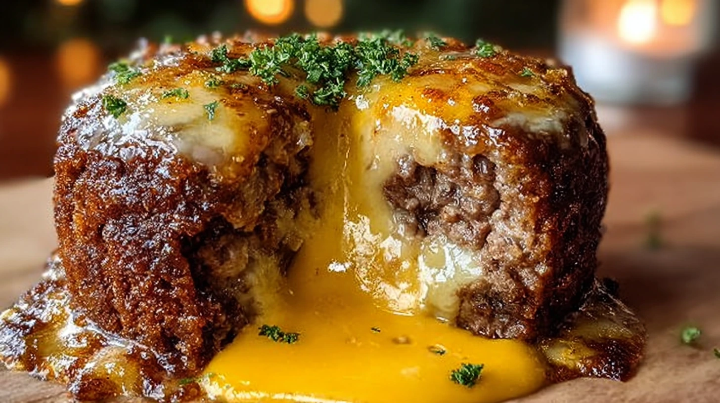 Cheeseburger Lava Cake