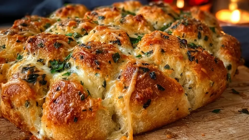 Cheesy Christmas Tree Bread