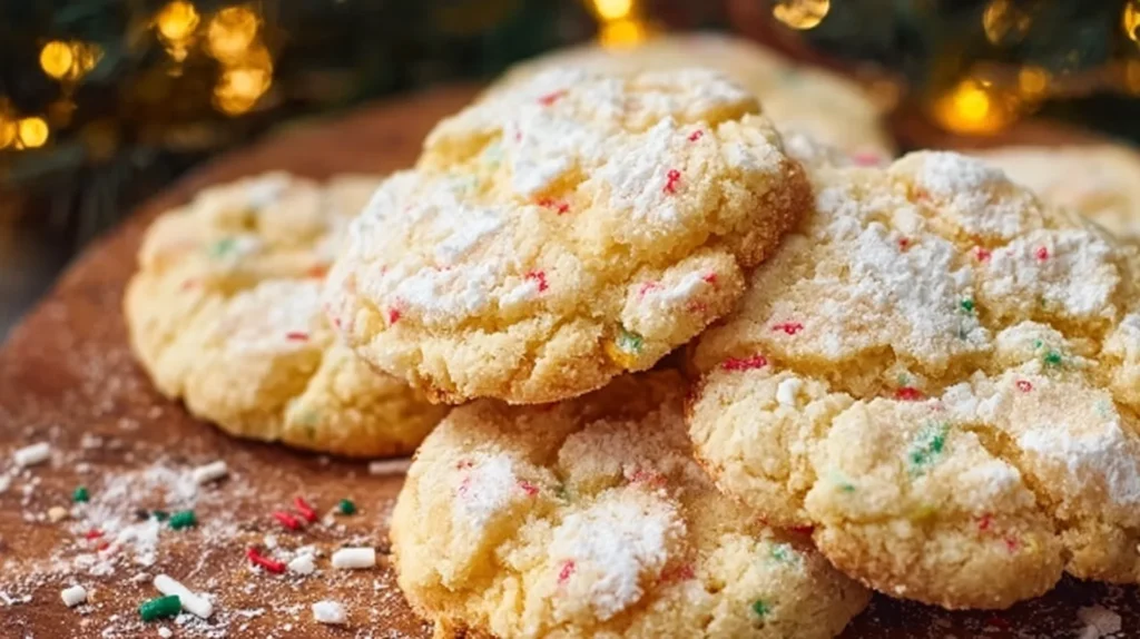 Christmas Ooey Gooey Butter Cookies