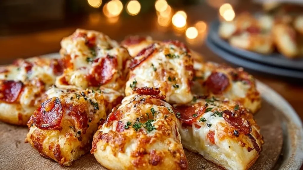 Christmas Pizza Bites