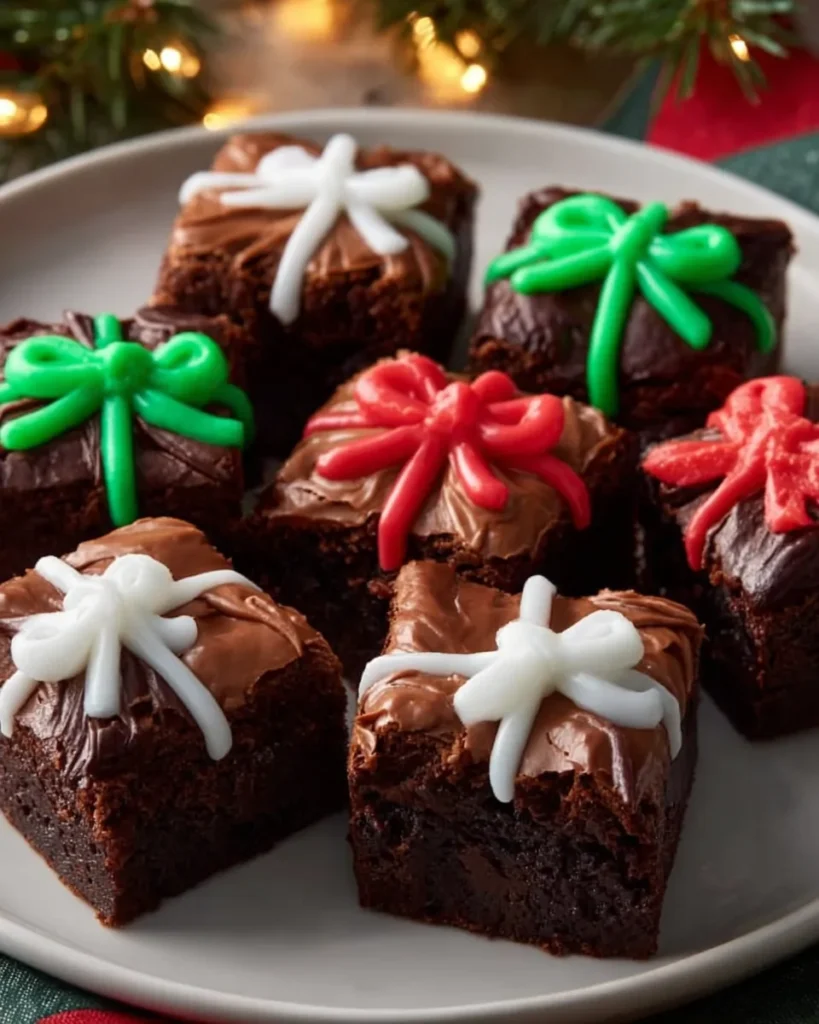 Christmas Present Brownies