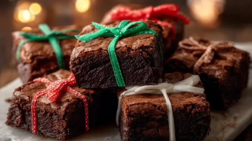 Christmas Present Brownies