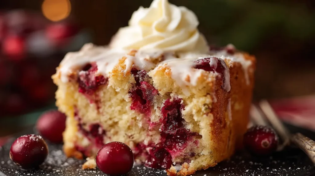 Cranberry Buckle Cake