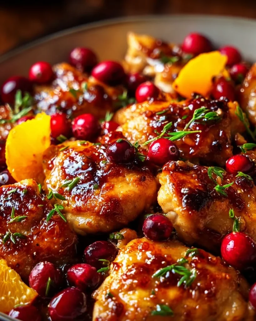 Cranberry Orange Chicken
