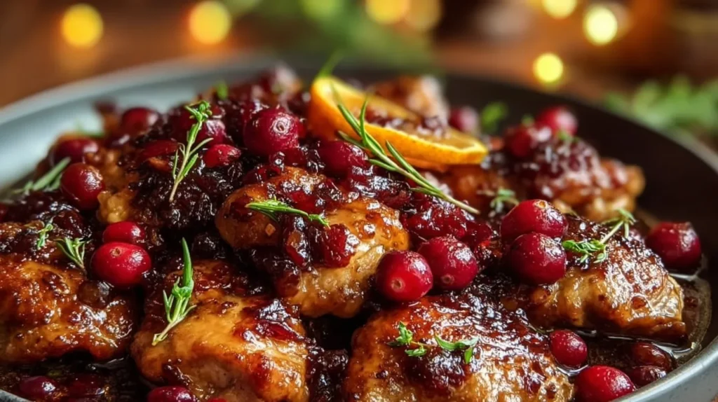 Cranberry Orange Chicken