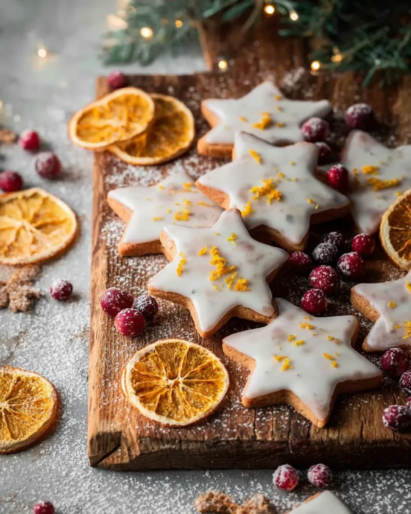 Cranberry Orange Shortbread Cookies Recipe