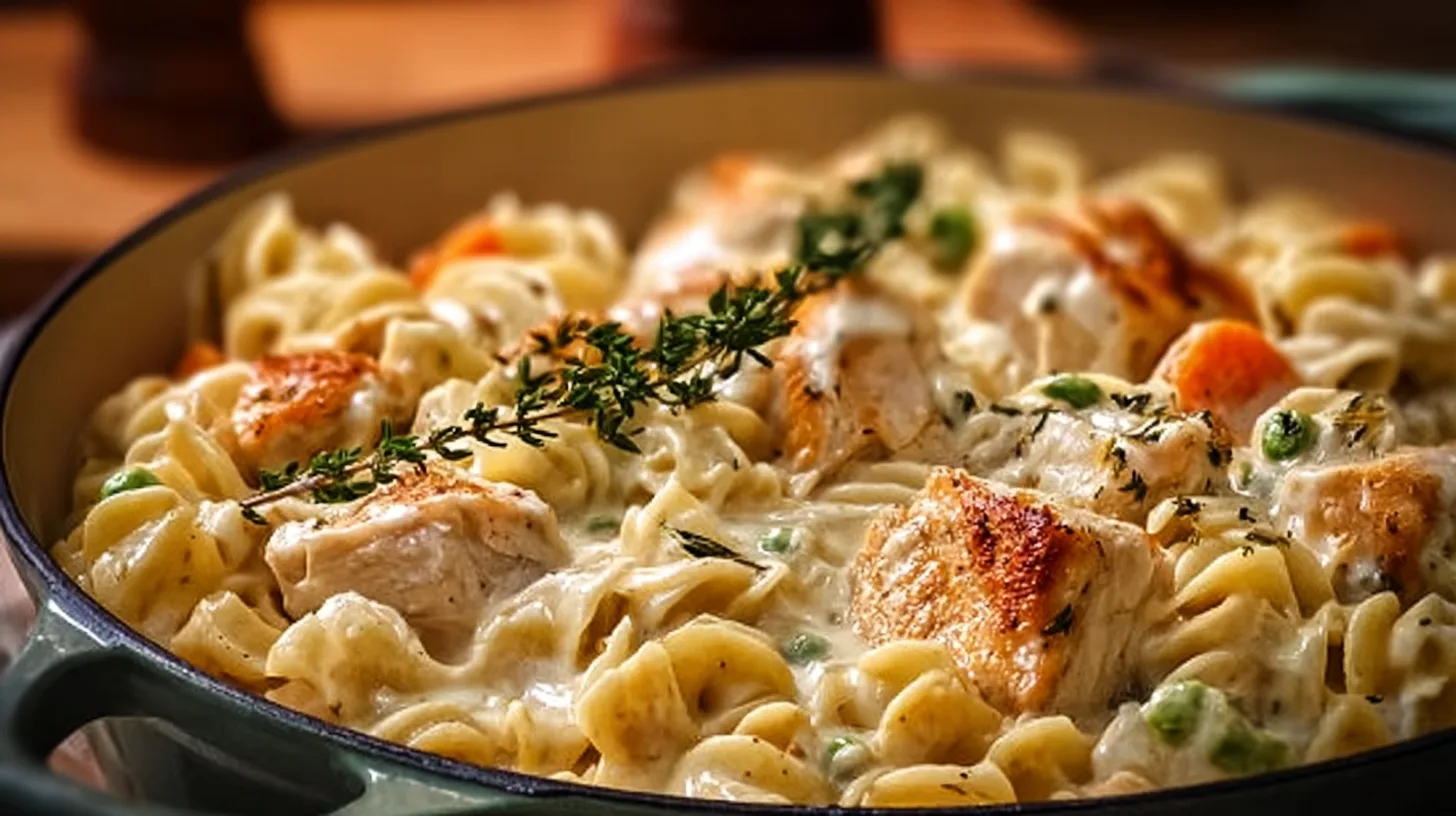 Creamy Chicken Pot Pie Pasta