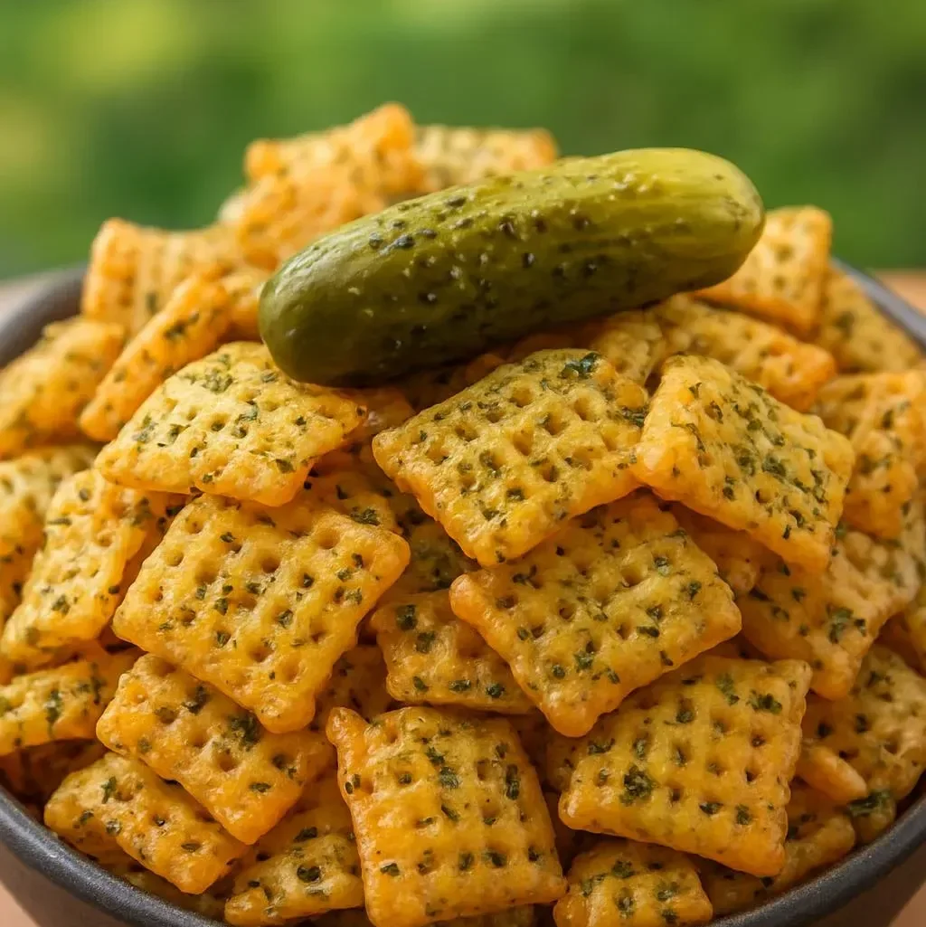 Dill Pickle Chex Mix: A Tangy Snack Sensation