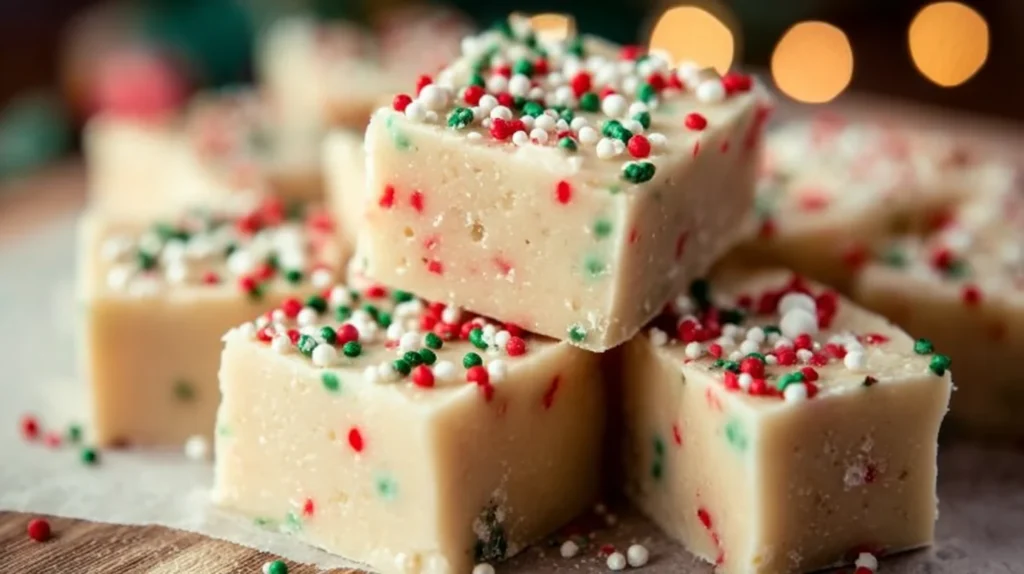 Easy Christmas Sugar Cookie Fudge