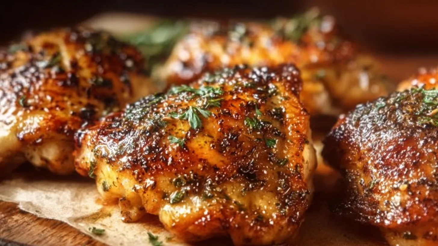 Flavorful Baked Boneless Chicken Thighs