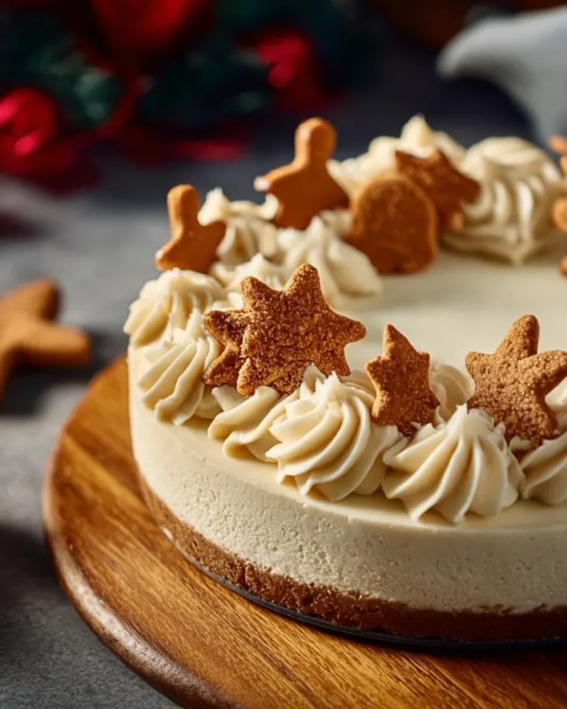 Indulgent and Creamy Gingerbread Cheesecake for the Holidays