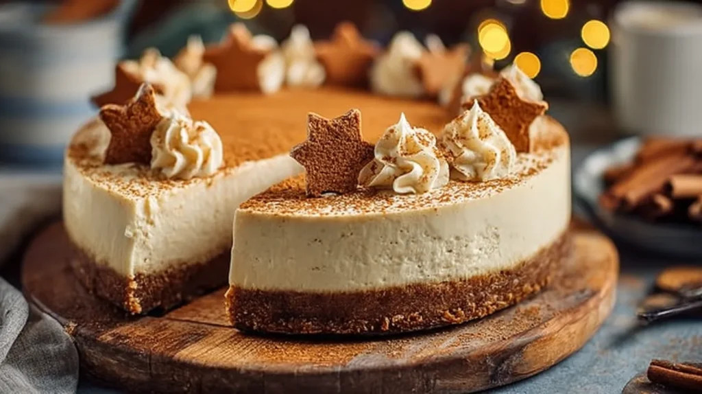 Indulgent and Creamy Gingerbread Cheesecake for the Holidays