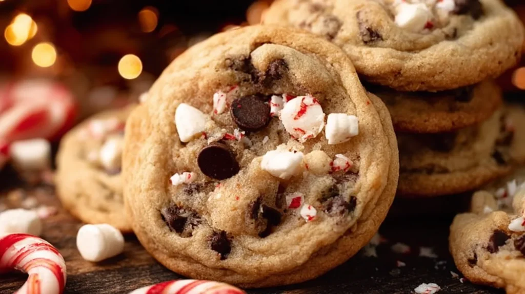 Peppermint Chocolate Chip Cookies
