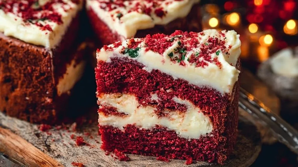 Red Velvet Christmas Cake