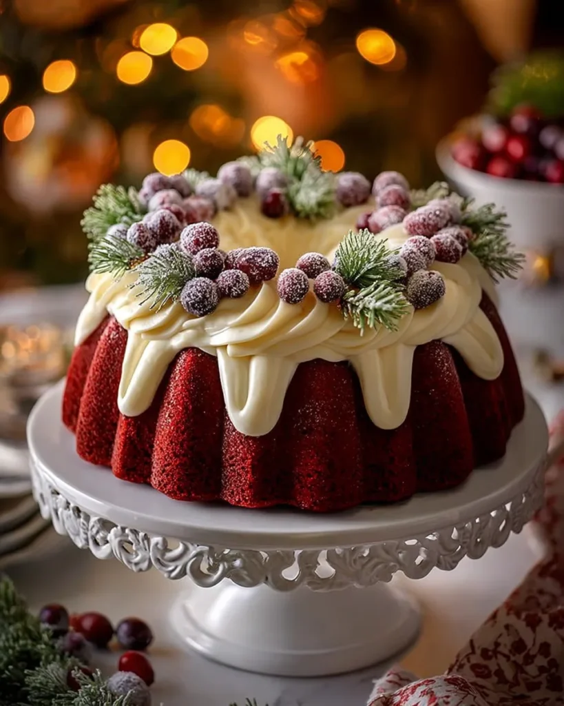 Red Velvet Wreath Cake