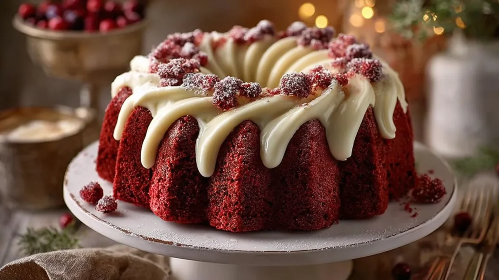 Red Velvet Wreath Cake