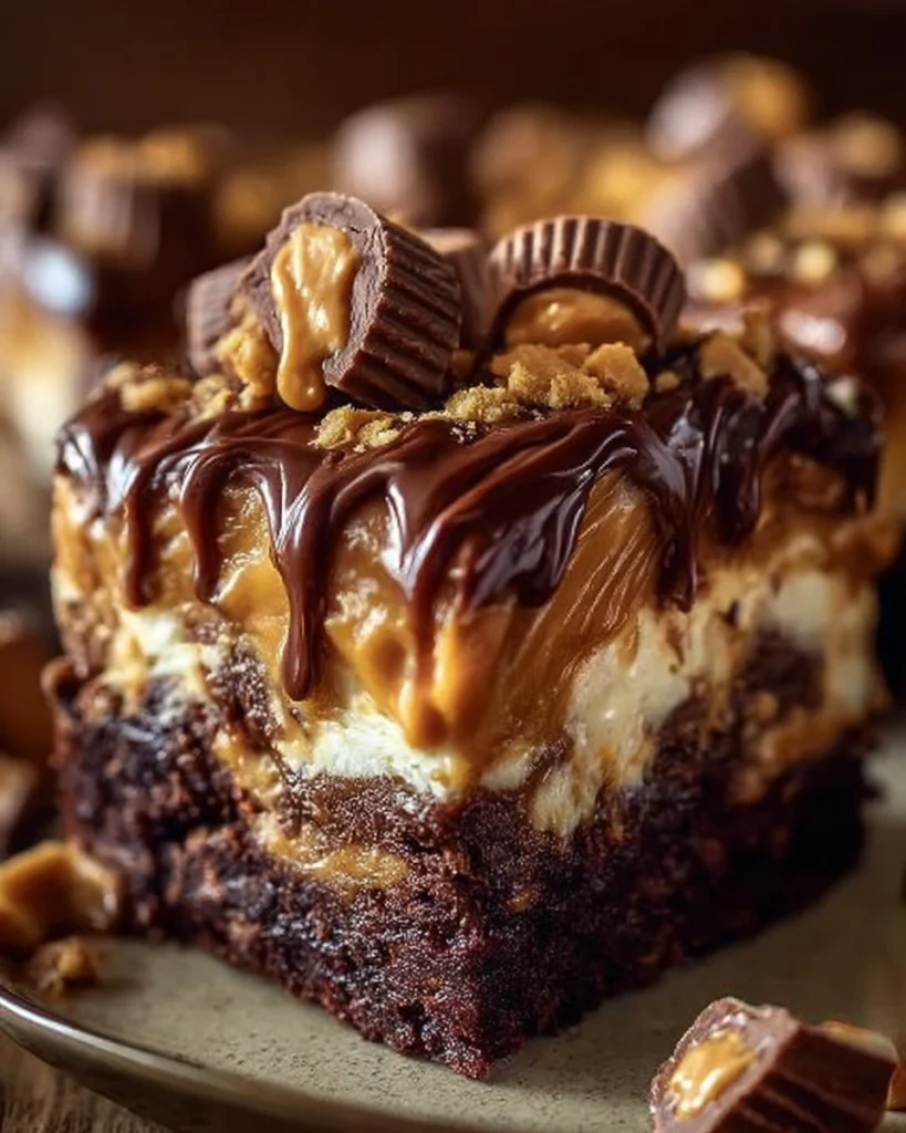 Reese's Peanut Butter Earthquake Cake