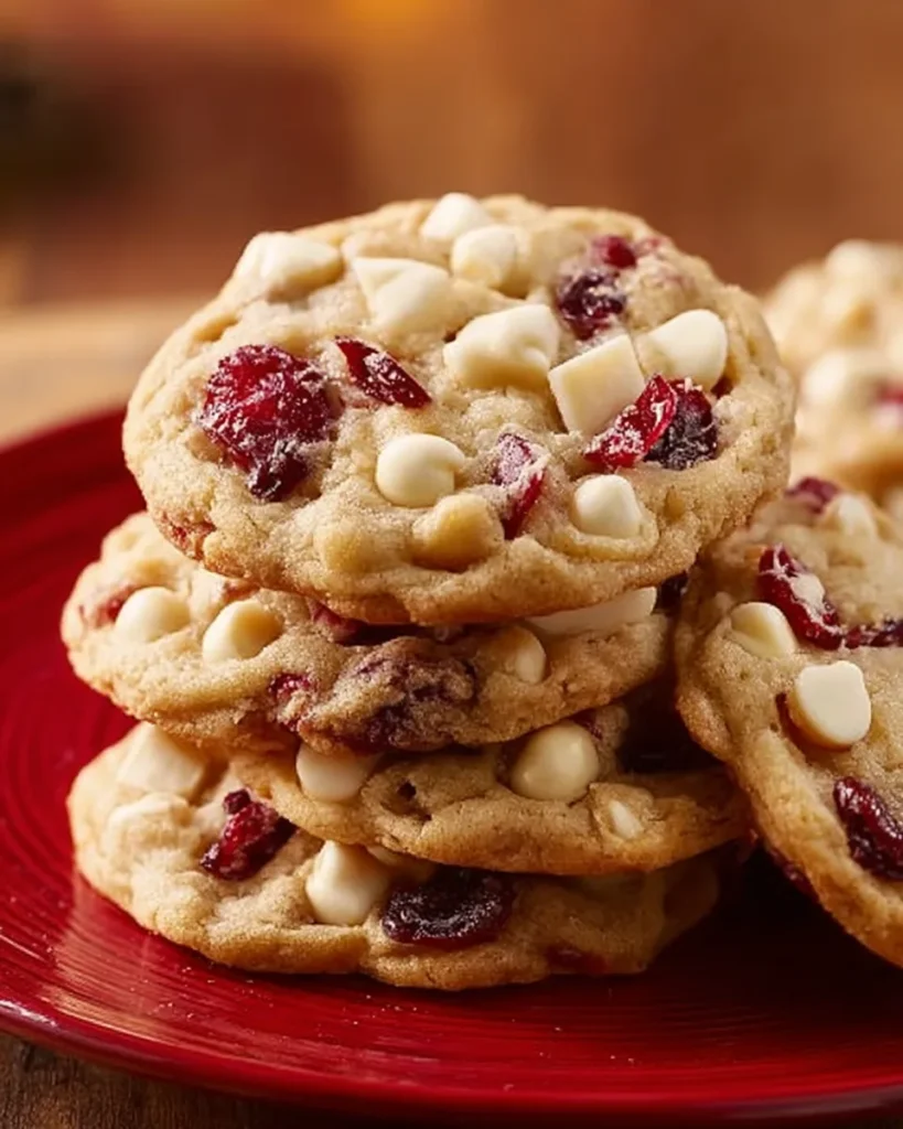 White Chocolate Cranberry Cookies