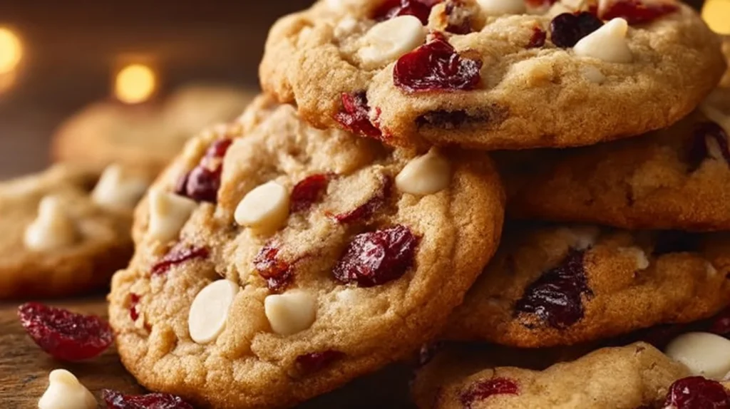 White Chocolate Cranberry Cookies
