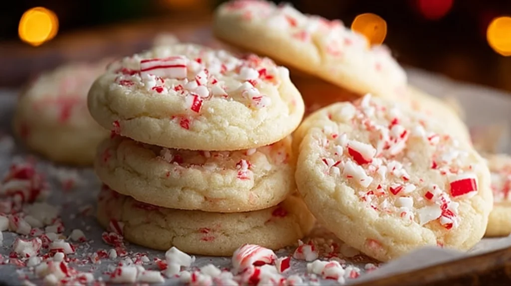 White Peppermint Cookies