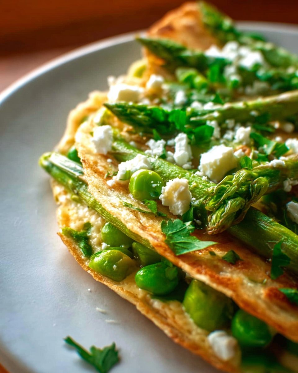 Asparagus Quesadilla Lasagna