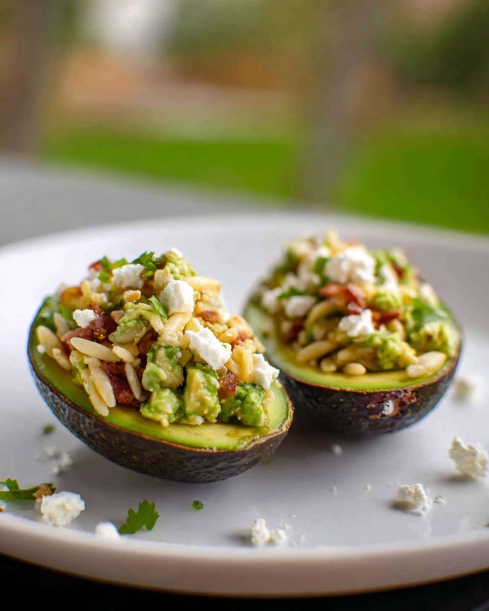 Avocado Bacon Orzo