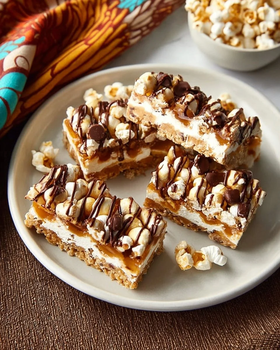 Caramel Corn Bars