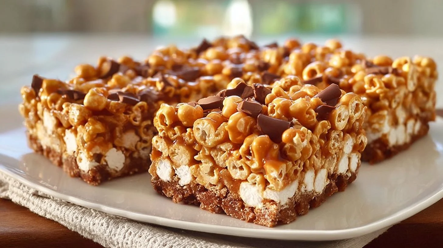 Caramel Corn Bars