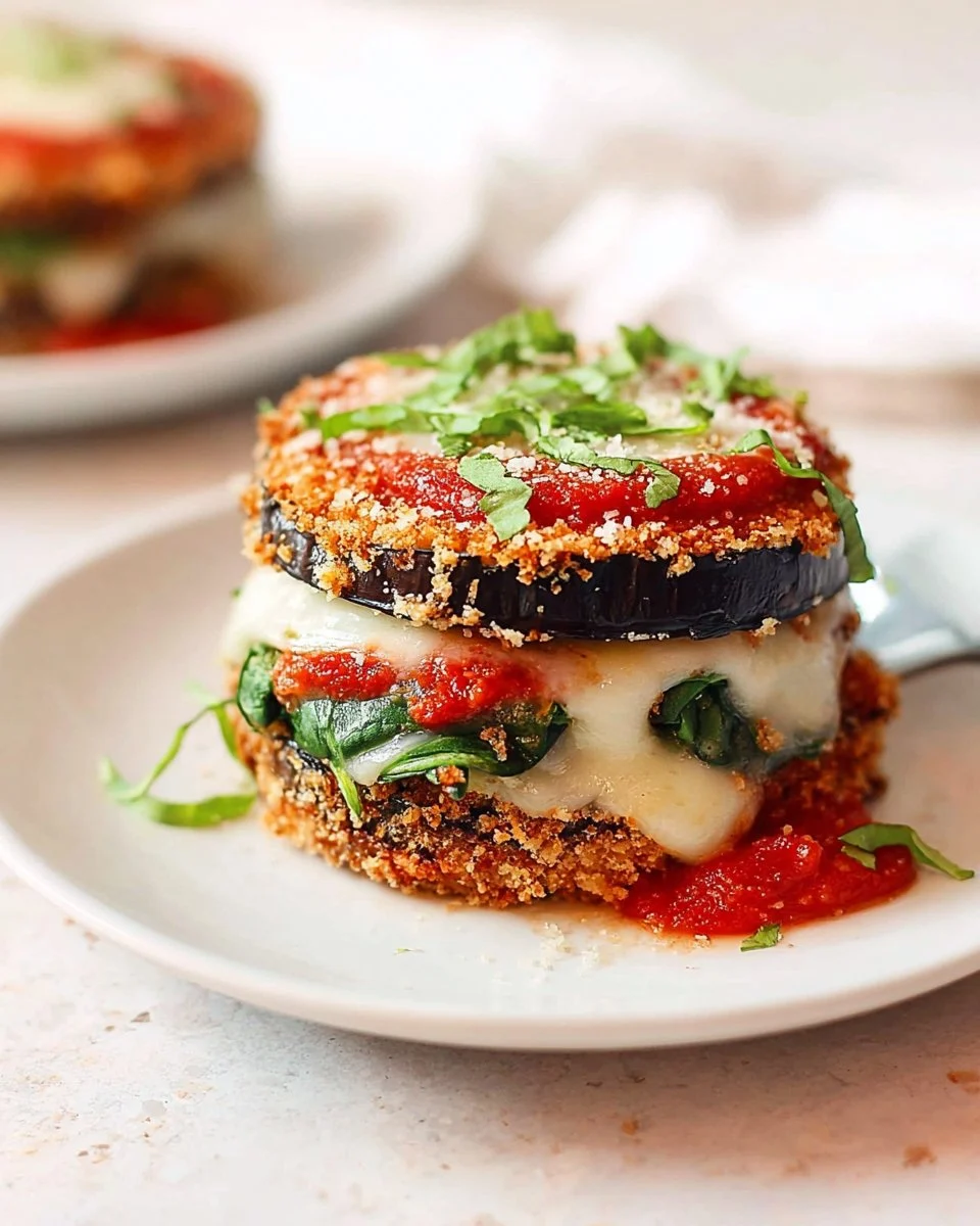 Cheesy Baked Eggplant Pizza