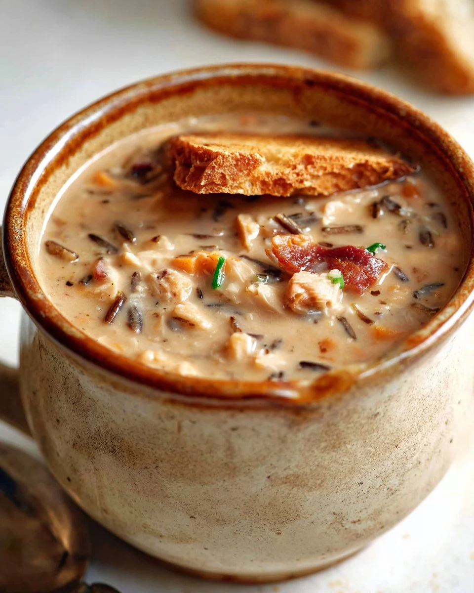 Chicken Bacon Wild Rice Soup