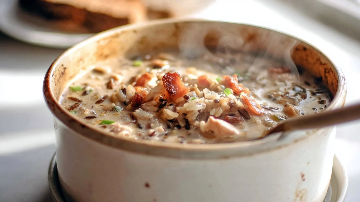 Chicken Bacon Wild Rice Soup
