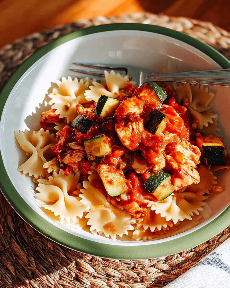 Chicken Zucchini Pasta