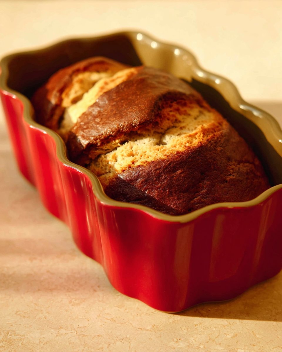 Chocolate Checkered Banana Bread