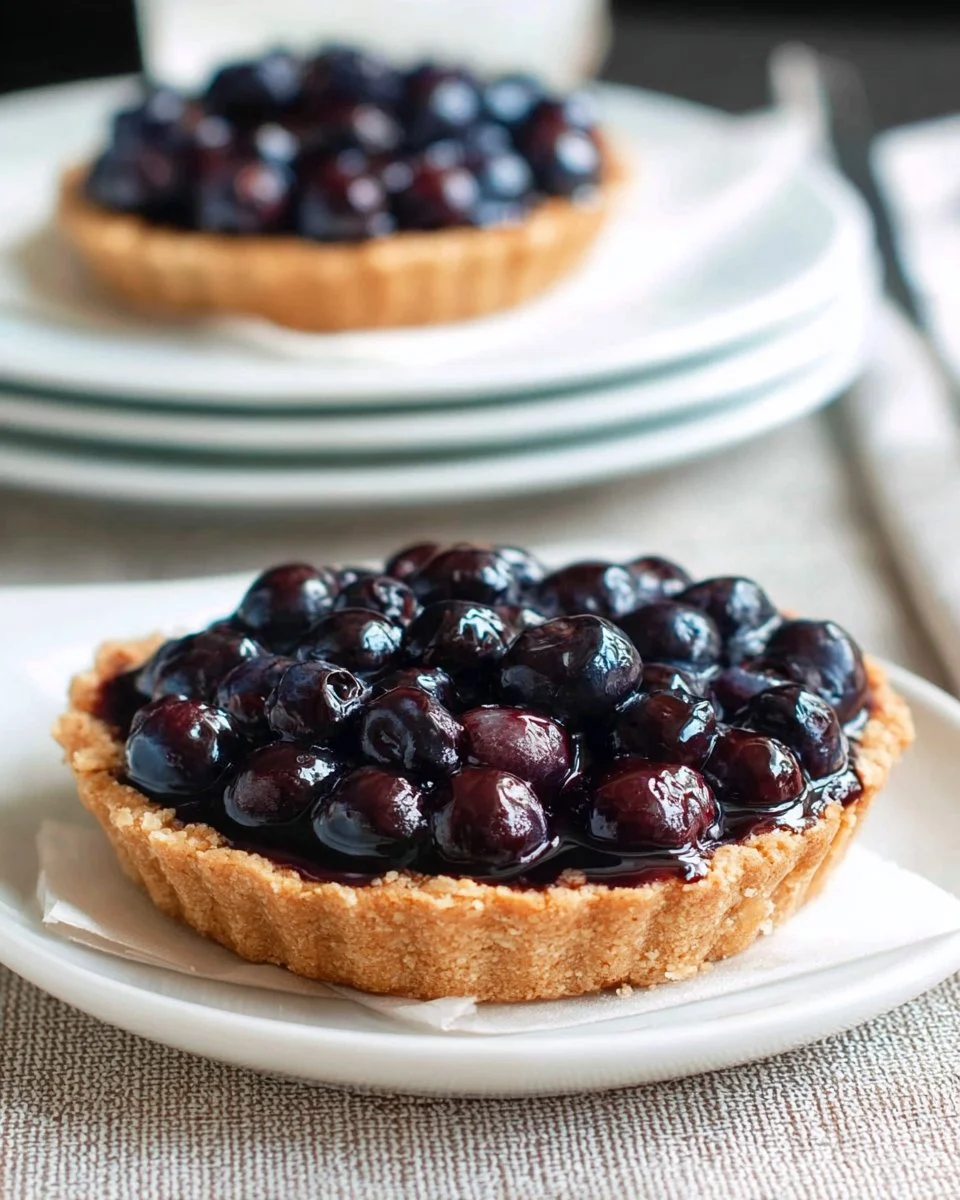 Fresh Blueberry Tarts