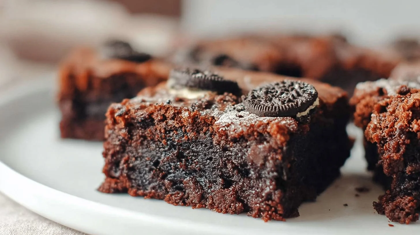 Fudgy Oreo Brownies