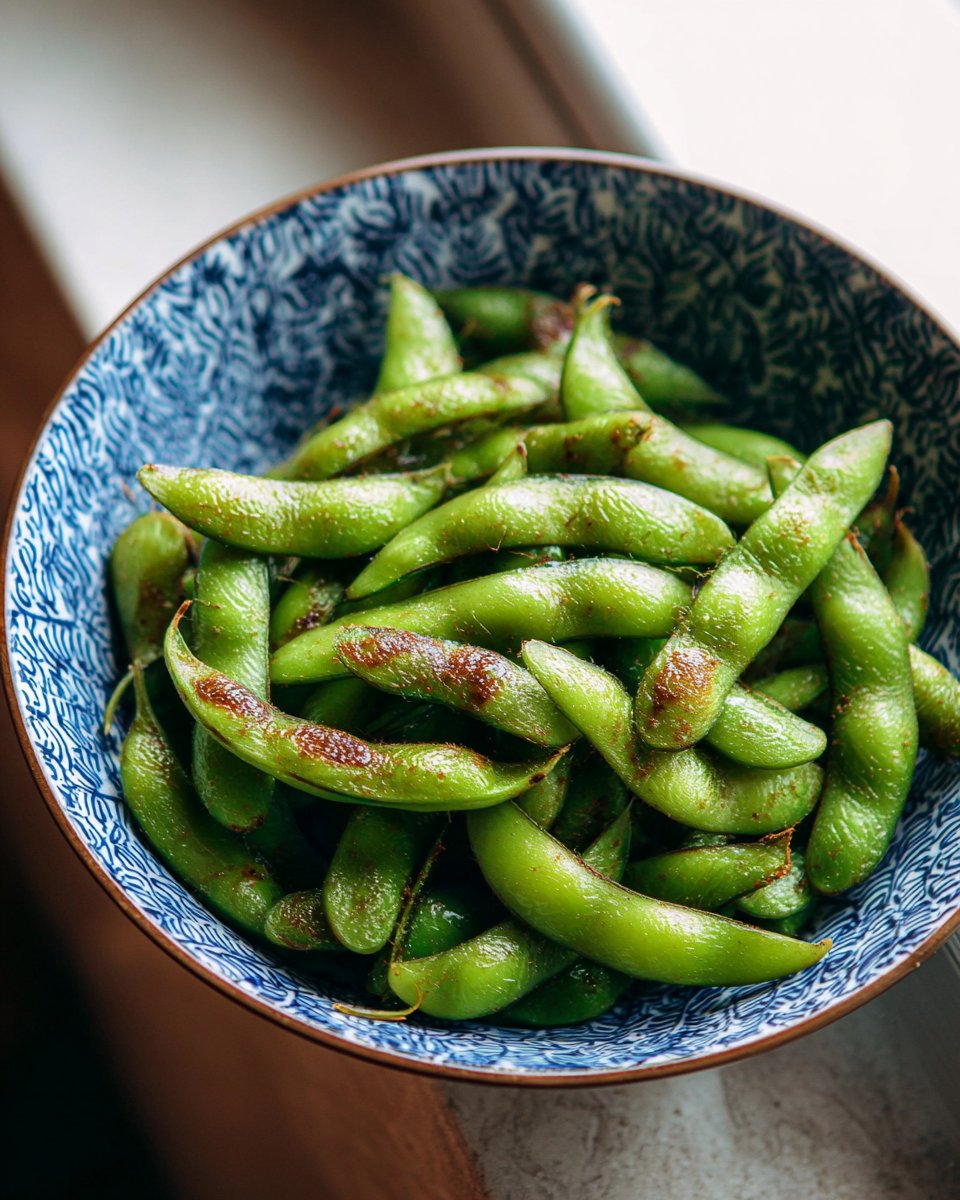 Garlic Edamame