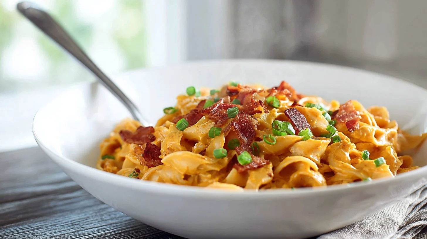 Healthy Bacon & Pumpkin Pasta