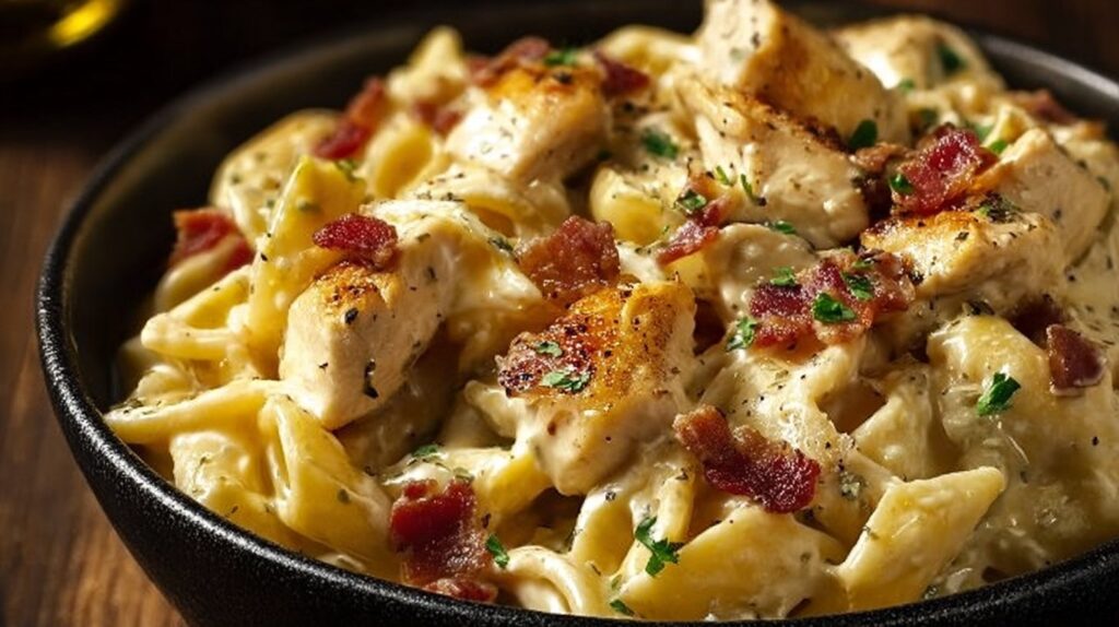 Chicken Bacon Ranch Pasta