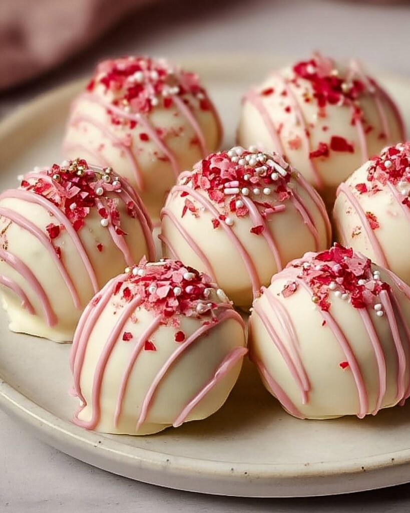 Strawberry Cheesecake Truffle Balls
