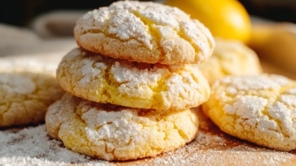 Lemon Cake Mix Cookies: Quick Soft Easy Dessert