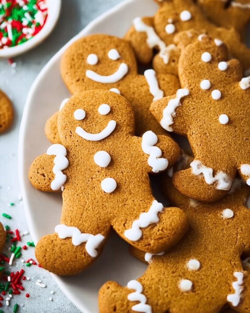 Soft and Chewy Gingerbread Men Cookies Recipe