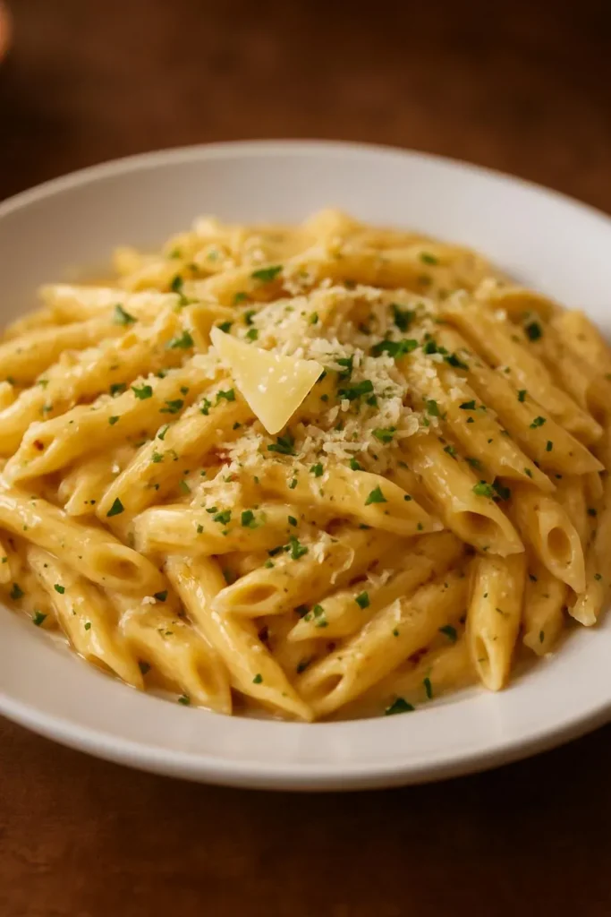 One Pot Creamy Garlic Pasta