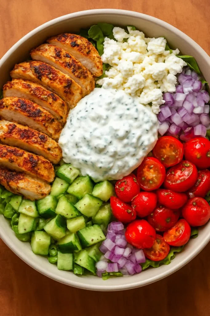 Greek Chicken Bowls