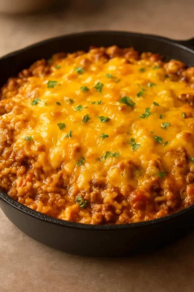 Cheesy Taco Rice Recipe