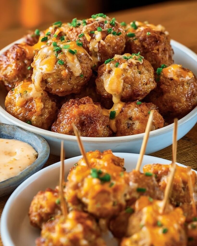 Cheddar Bay Sausage Balls