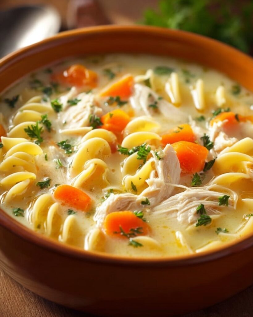 Creamy Chicken Noodle Soup